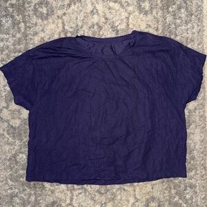 lululemon athletica Deep Purple Short Sleeve Tee